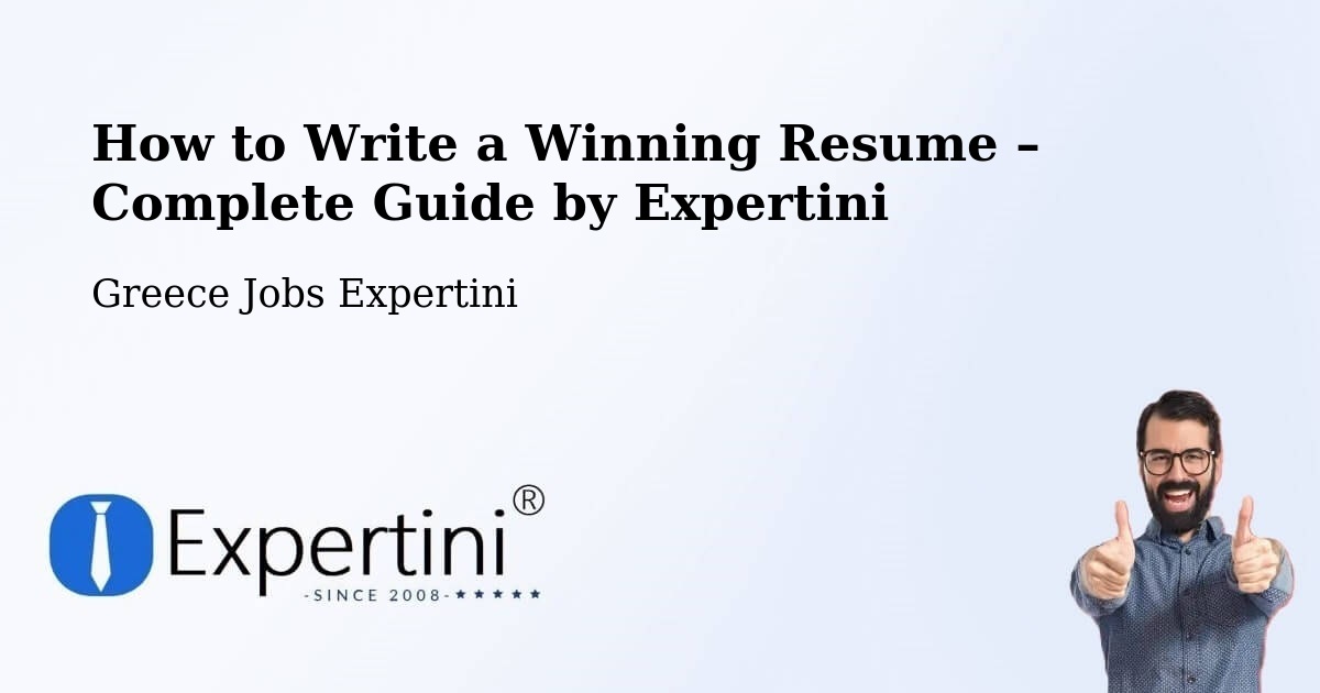 Resume Writing Guide for Job Seekers – Mália - Mália, Greece Jobs Expertini